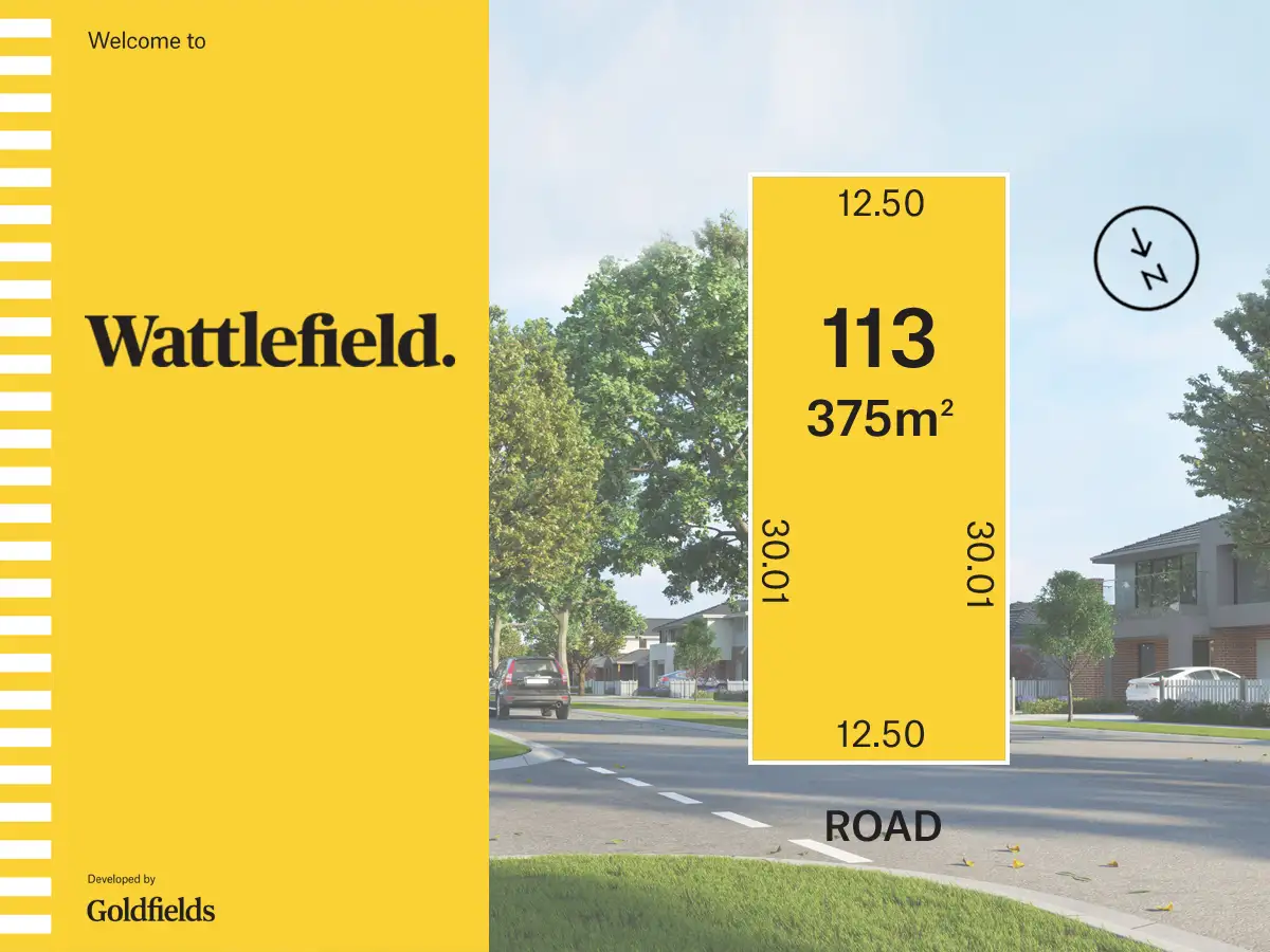 Main view of Homely land listing, Lot 113 Wattlefield Street, Munno Para SA 5115