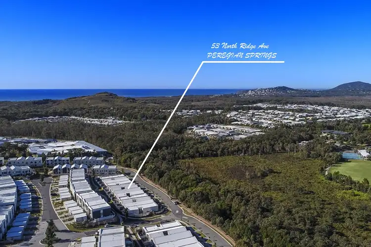 Main view of Homely townhouse listing, 53 North Ridge Avenue, Peregian Springs QLD 4573