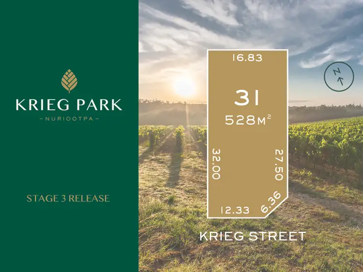 Lot 31 Krieg Street, Nuriootpa SA 5355