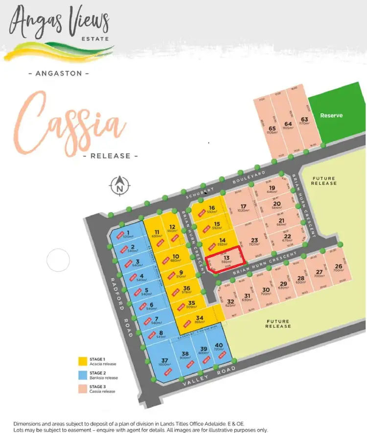 Main view of Homely land listing, Lot 13 Brian Hurn Crescent, Angaston SA 5353