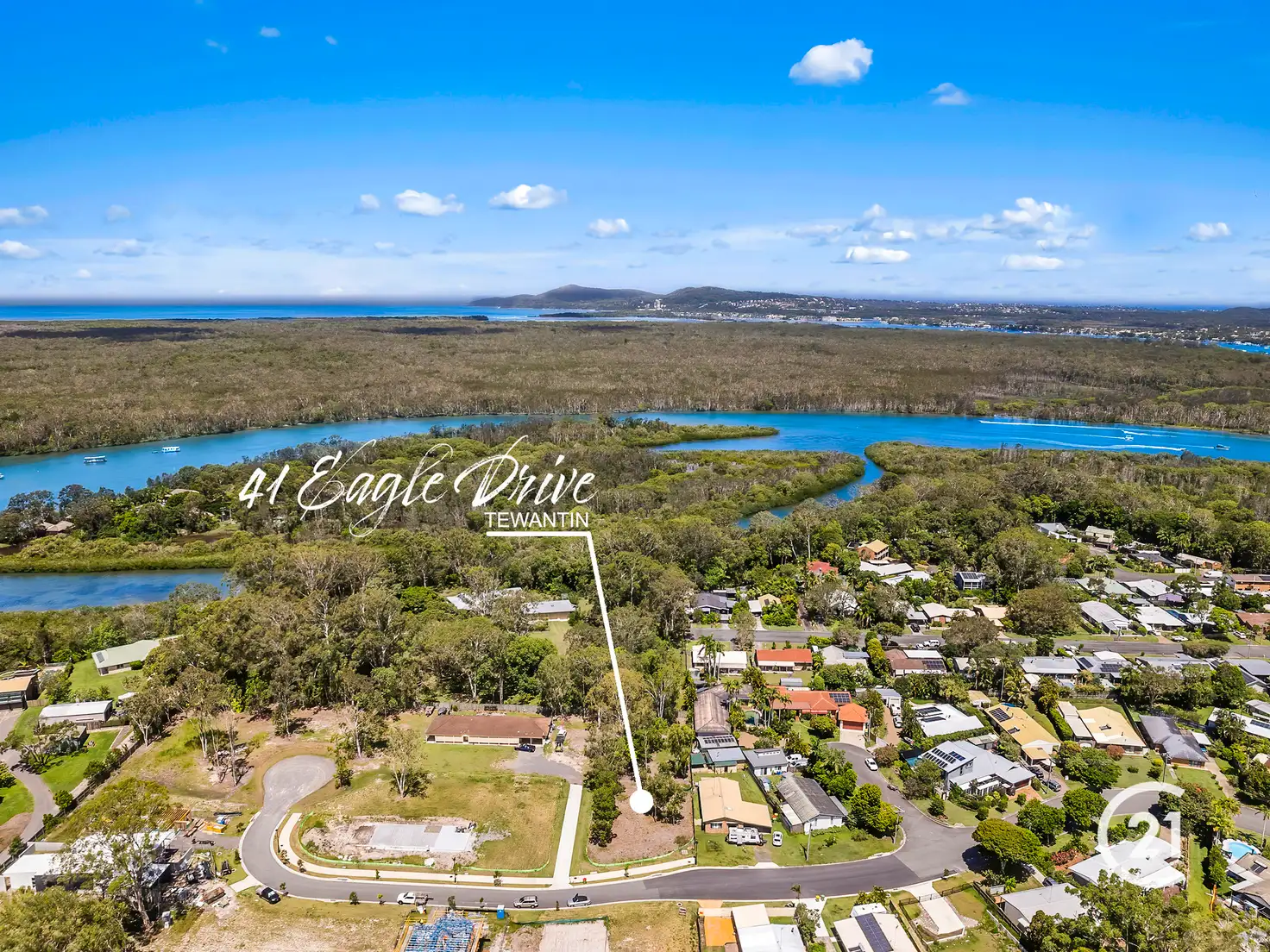 Main view of Homely land listing, 41 Eagle Drive, Tewantin QLD 4565