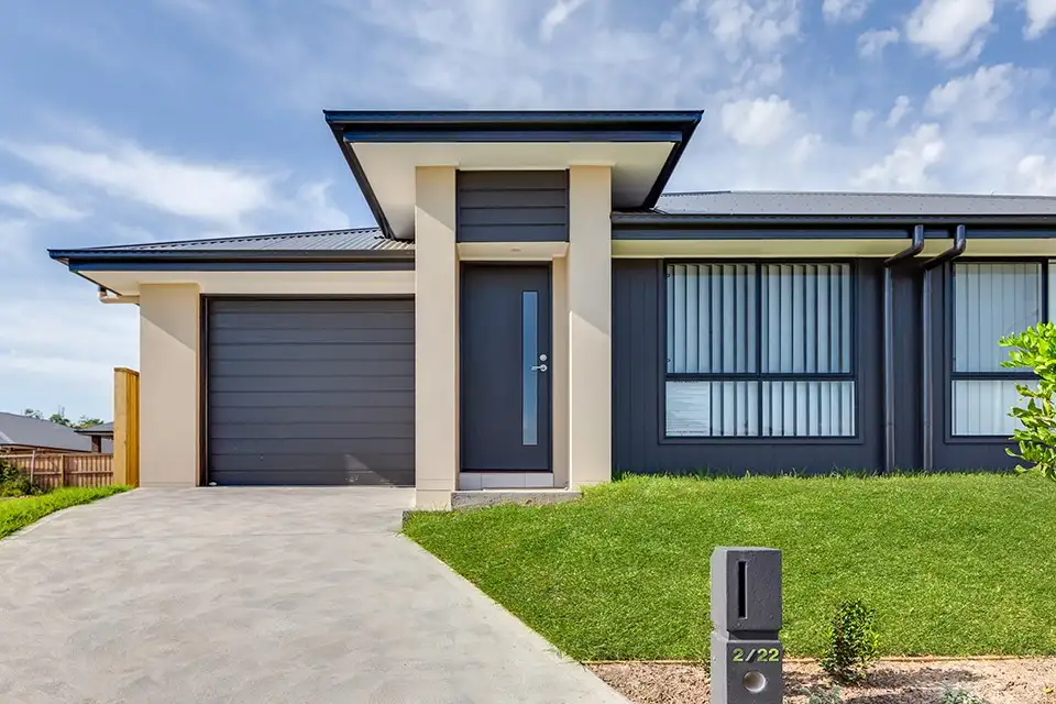 Main view of Homely semi-detached listing, 22A Tumpoa Street, Fletcher NSW 2287