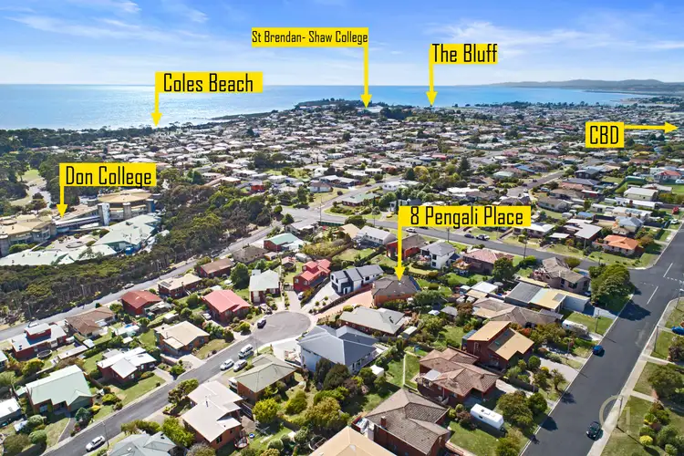 Second view of Homely house listing, 8 Pengali Place, Devonport TAS 7310