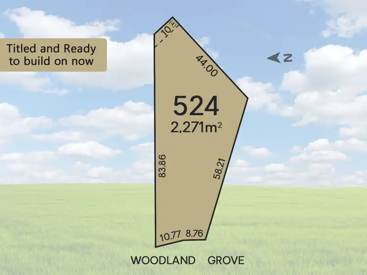 Lot 524 Woodland Grove, Gawler East SA 5118