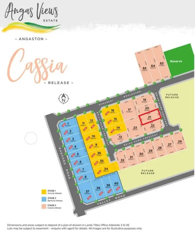 Main view of Homely land listing, Lot 21 Brian Hurn Crescent, Angaston SA 5353