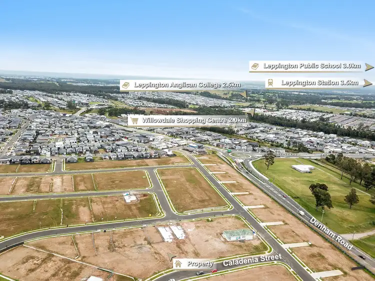 Second view of Homely land listing, 10 Caladenia Street, Denham Court NSW 2565