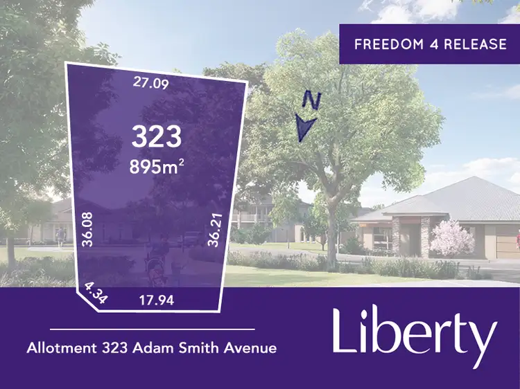 Main view of Homely land listing, Lot 323 Adam Smith Avenue, Two Wells SA 5501