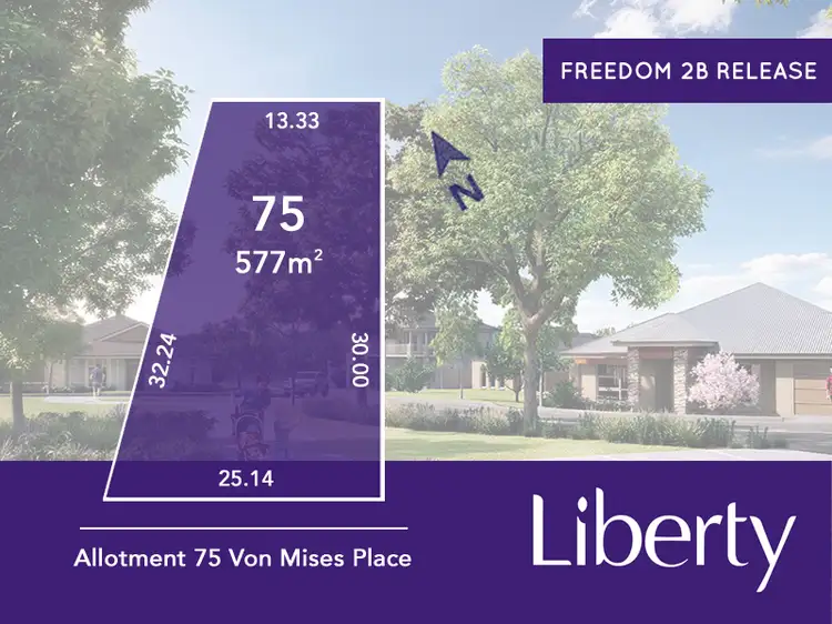 Main view of Homely land listing, Lot 75 Von Mises Place, Two Wells SA 5501