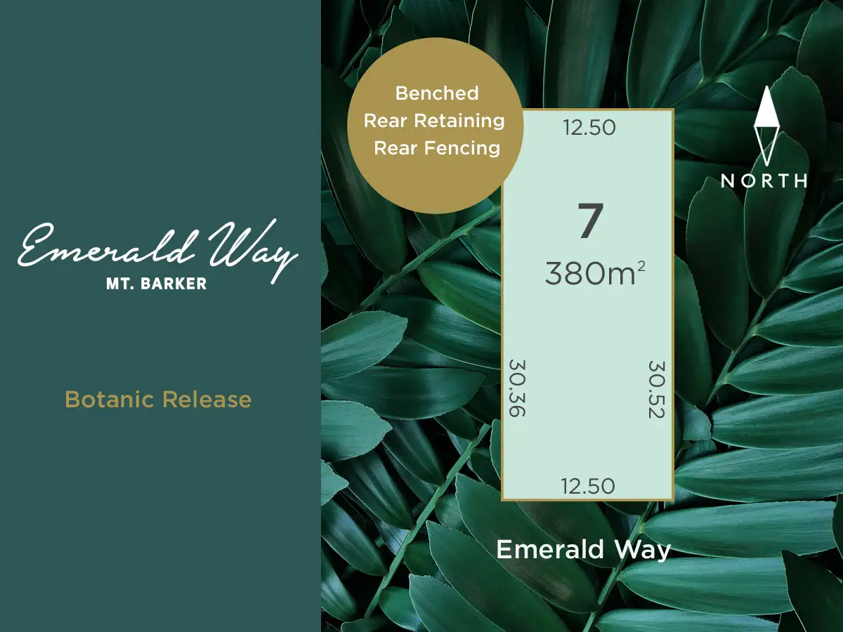 Main view of Homely land listing, Lot 7 Emerald Way, Mount Barker SA 5251