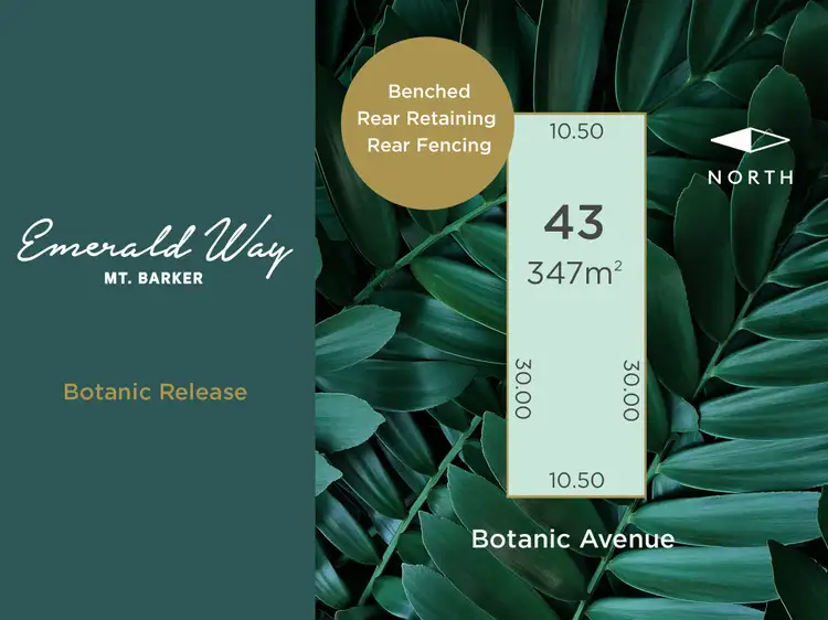Lot 43 Botanic Avenue, Mount Barker SA 5251