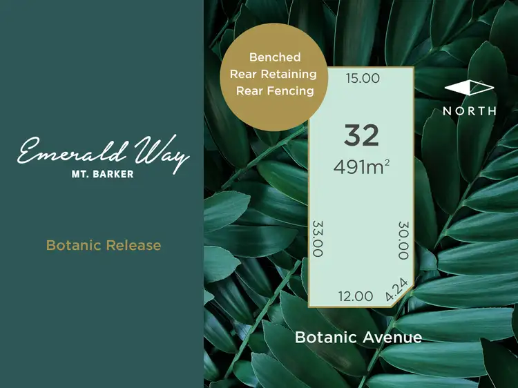 Main view of Homely land listing, Lot 32 Botanic Ave, Mount Barker SA 5251