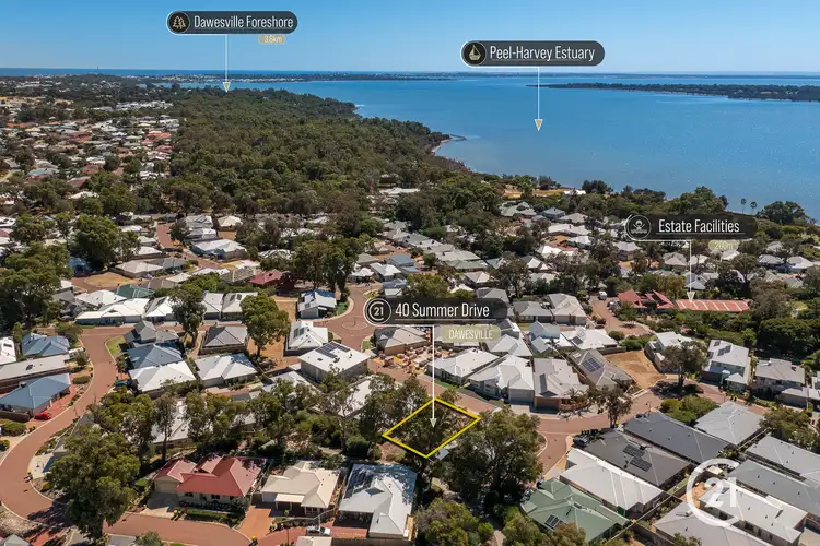 Third view of Homely land listing, 40 Summer Drive, Dawesville WA 6211