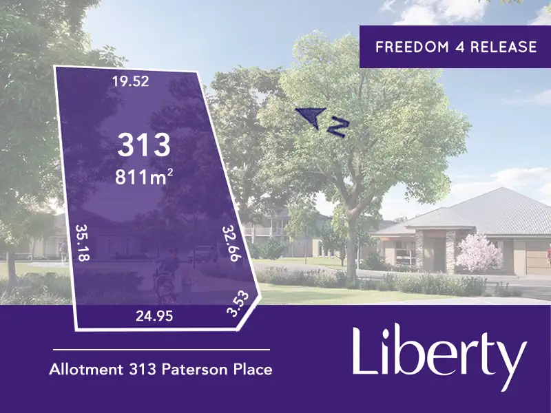 Main view of Homely land listing, Lot 313 Paterson Place, Two Wells SA 5501
