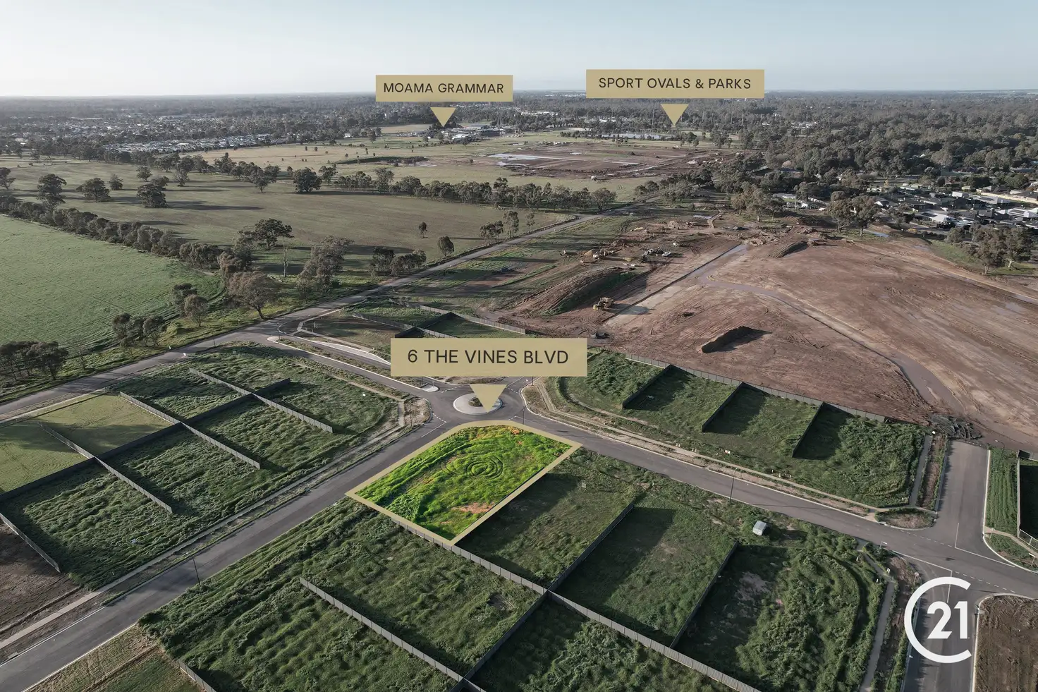 Main view of Homely land listing, 6 The Vines Boulevard, Moama NSW 2731