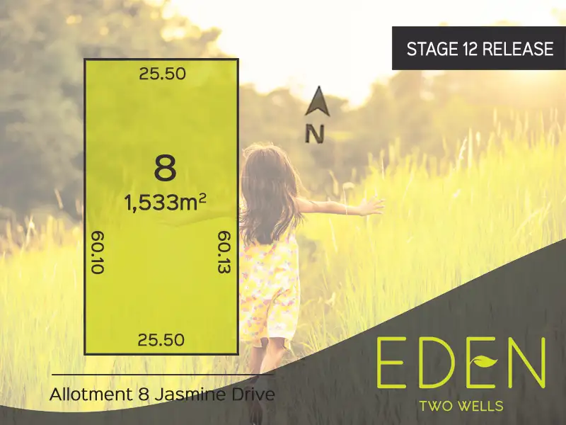 Main view of Homely land listing, Lot 8 Jasmine Drive, Two Wells SA 5501