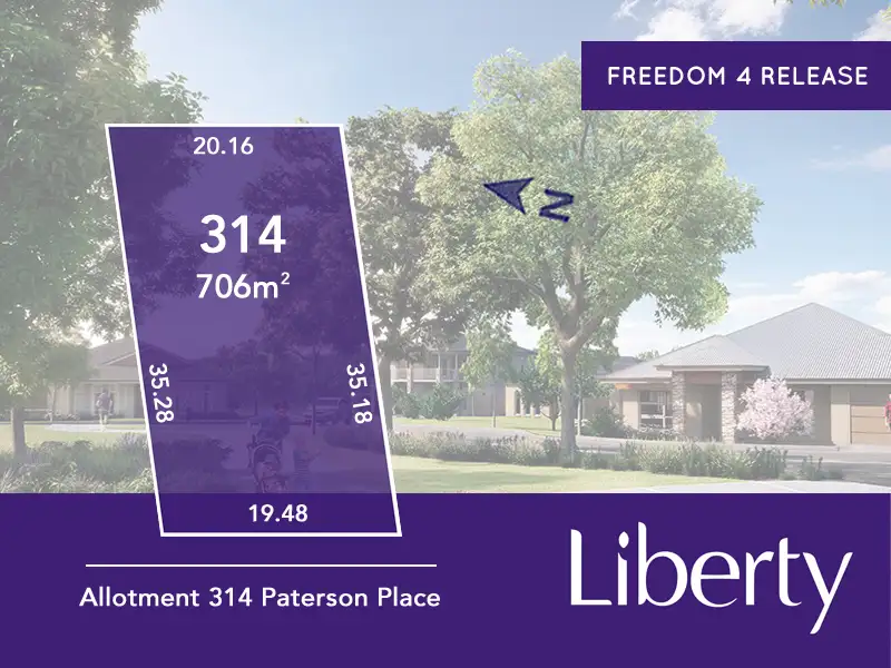 Main view of Homely land listing, Lot 314 Paterson Place, Two Wells SA 5501