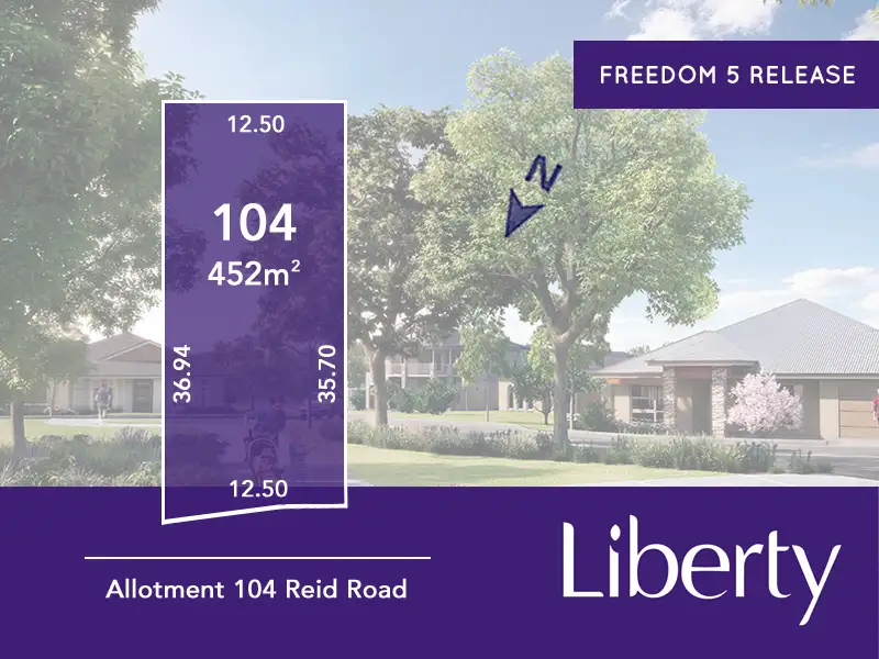Main view of Homely land listing, Lot 104 Reid Road, Two Wells SA 5501