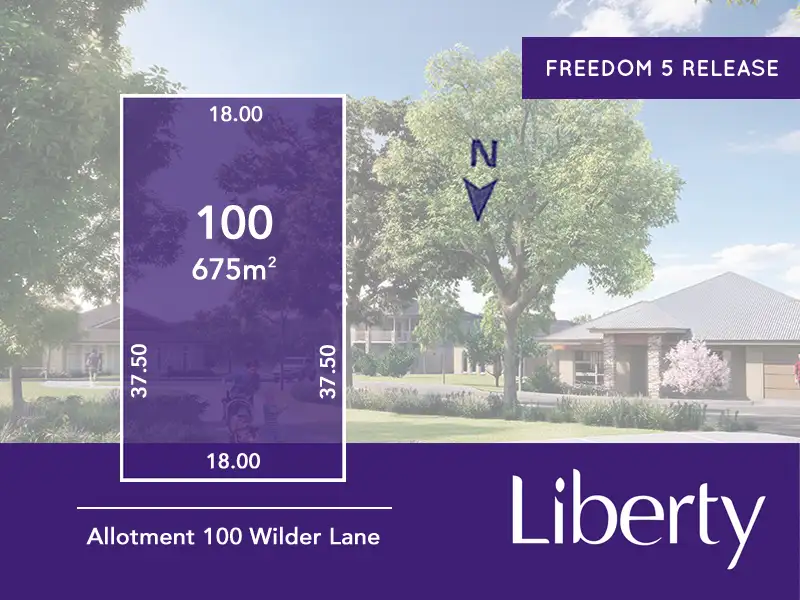 Main view of Homely land listing, Lot 100 Wilder Lane, Two Wells SA 5501