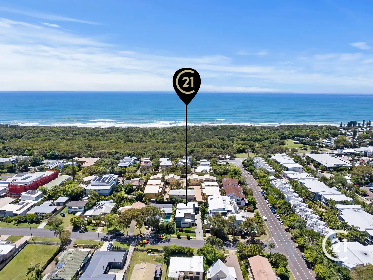 Main view of Homely semi-detached listing, 2/6 Second Avenue, Coolum Beach QLD 4573