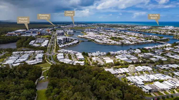 Second view of Homely house listing, 1/16 Hideaway Street, Birtinya QLD 4575
