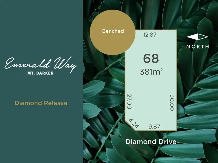 Main view of Homely land listing, Lot 68 Diamond Drive, Mount Barker SA 5251