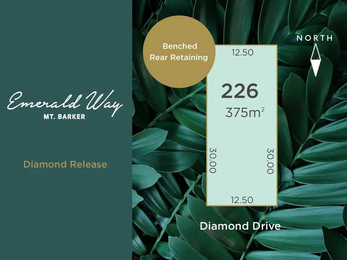 Main view of Homely land listing, Lot 226 Diamond Drive, Mount Barker SA 5251