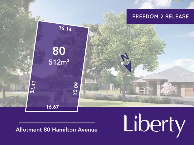 Main view of Homely land listing, Lot 80 Hamilton Ave, Two Wells SA 5501