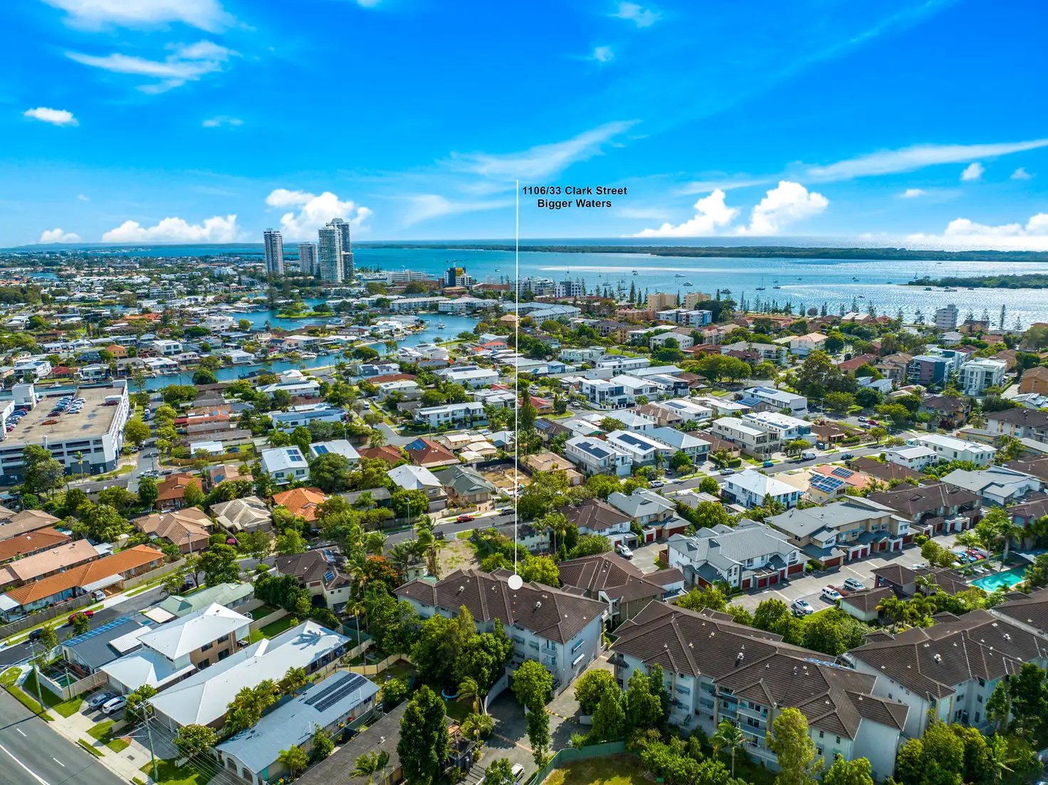 Main view of Homely apartment listing, 1106/33 Clark Street, Biggera Waters QLD 4216