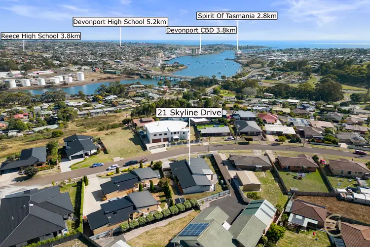 Second view of Homely house listing, 21 Skyline Drive, East Devonport TAS 7310