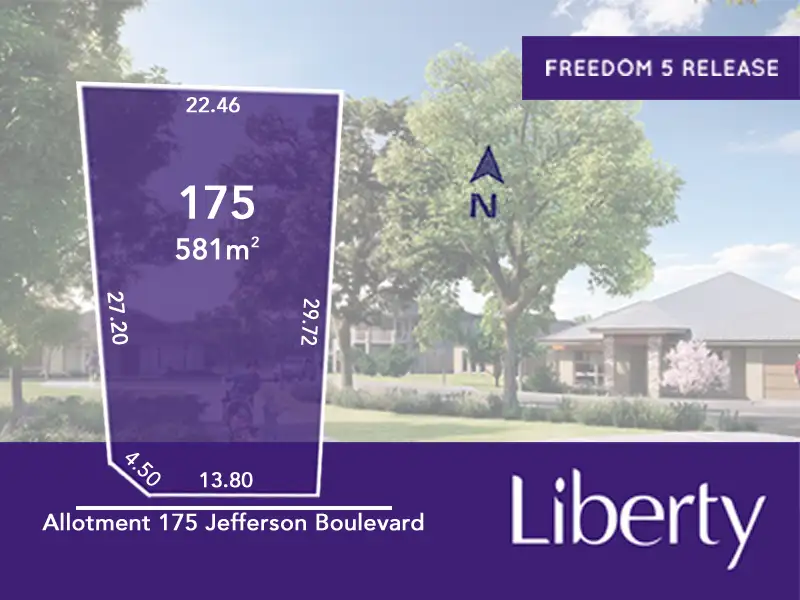 Main view of Homely land listing, Lot 175 Jefferson Boulevard, Two Wells SA 5501
