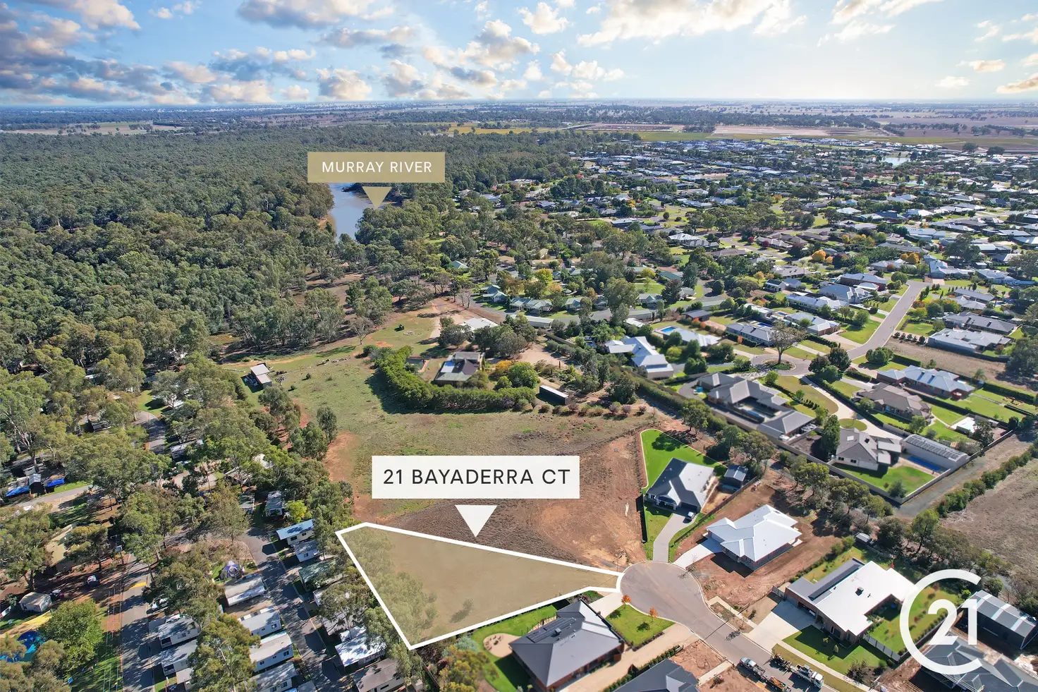 Main view of Homely land listing, 21 Bayaderra Court, Moama NSW 2731