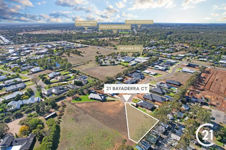 Second view of Homely land listing, 21 Bayaderra Court, Moama NSW 2731