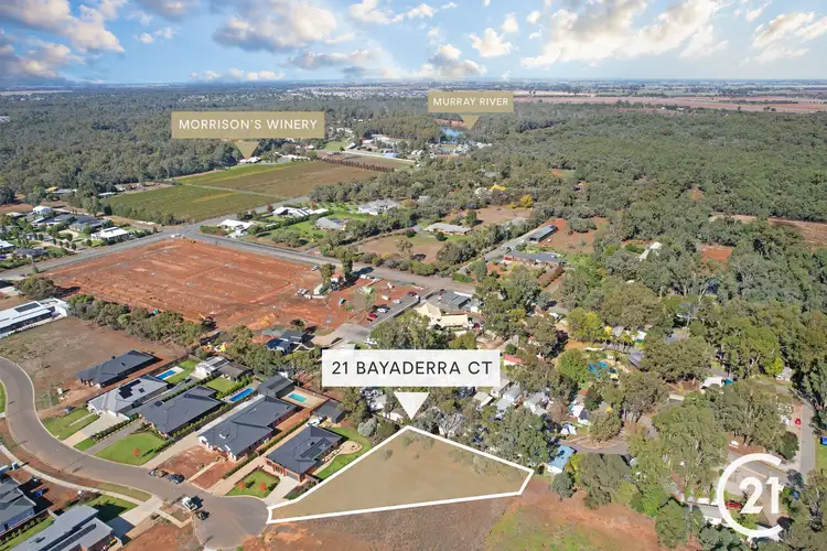 Third view of Homely land listing, 21 Bayaderra Court, Moama NSW 2731
