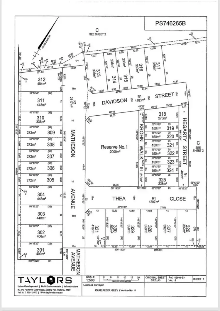 Lot 313 Davidson street, Manor Lakes VIC 3024