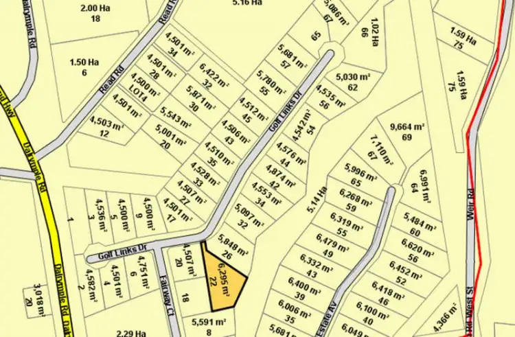 Third view of Homely land listing, 22 Golf Links Drive, Toll QLD 4820