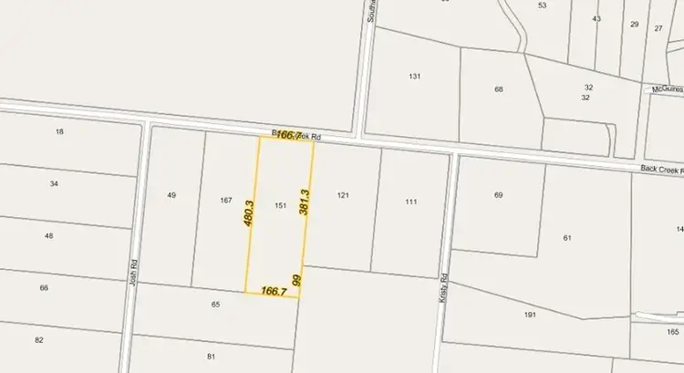 Second view of Homely land listing, 151 Back Creek, Southern Cross QLD 4820