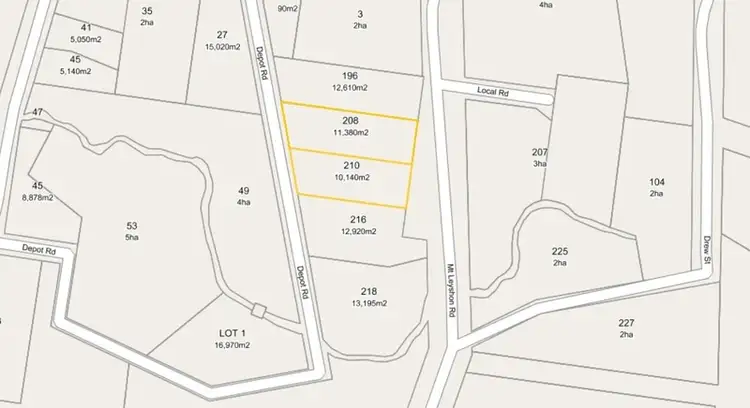 Main view of Homely land listing, 208, 210 Mt Leyshon Road, Charters Towers QLD 4820