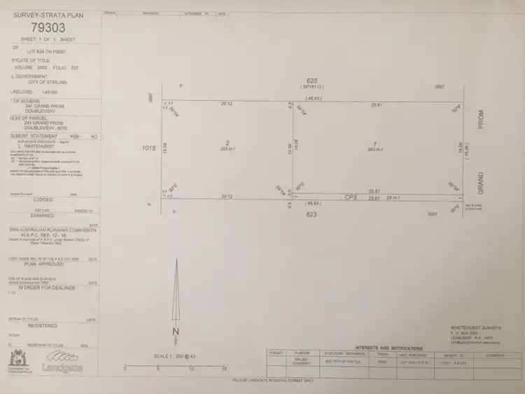 Third view of Homely land listing, 241A Grand Promenade, Doubleview WA 6018