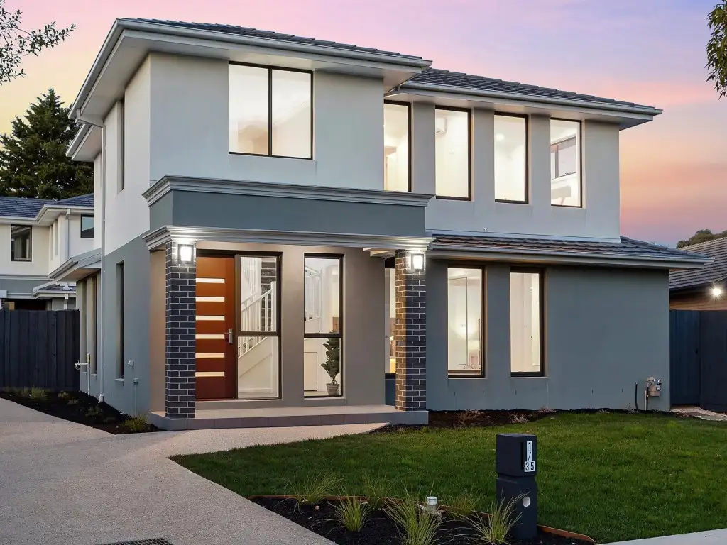 Main view of Homely townhouse listing, 1/35 Saniky St, Notting Hill VIC 3168