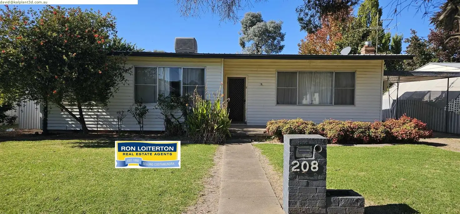 Main view of Homely house listing, 208 Hovell Street, Cootamundra NSW 2590