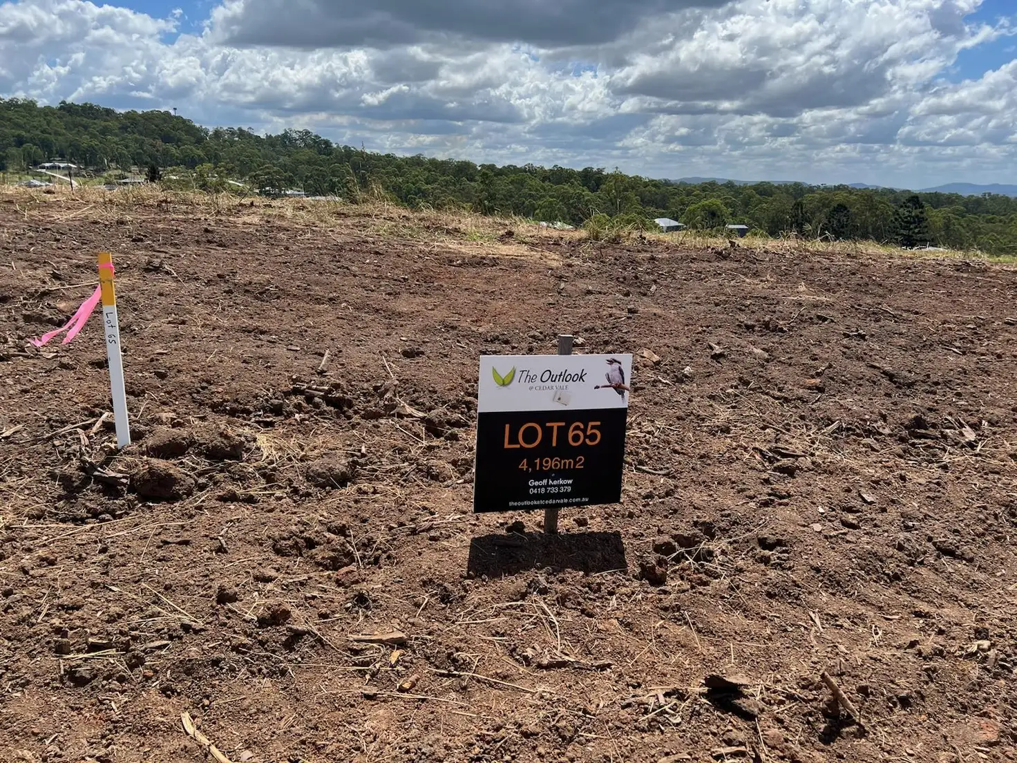 Main view of Homely land listing, Lot 65 Michael  Court, Cedar Vale QLD 4285