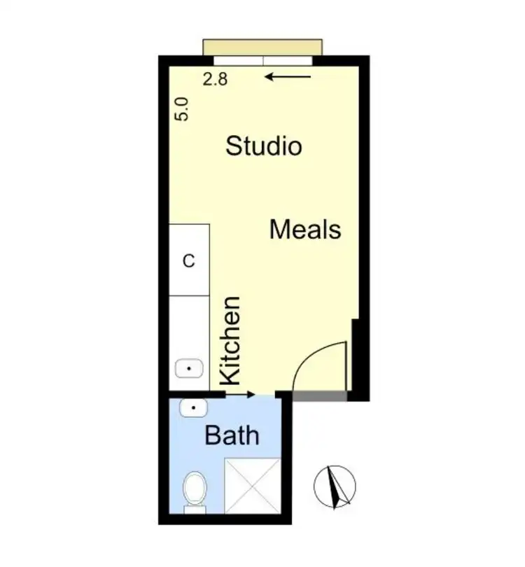 Seventh view of Homely studio listing, 88/546-548 FLINDERS Street, Melbourne VIC 3000