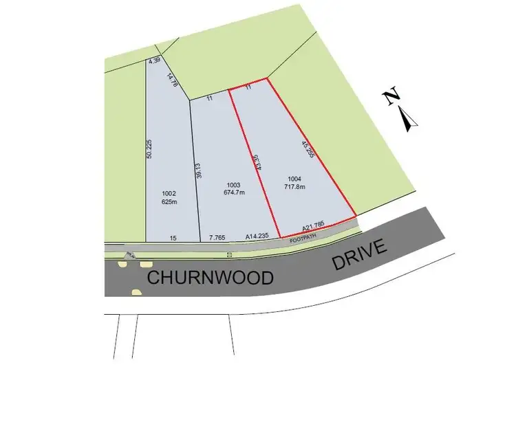 Second view of Homely land listing, Lot 1004 Churnwood Drive, Fletcher NSW 2287
