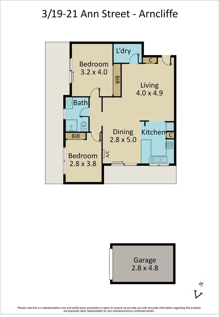 Fourth view of Homely apartment listing, 3/19 Ann Street, Wolli Creek NSW 2205