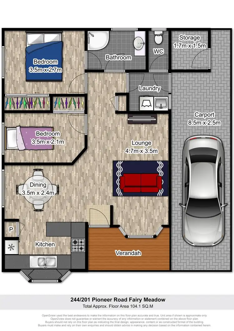 Seventh view of Homely house listing, 244/201 Pioneer Road, Fairy Meadow NSW 2519