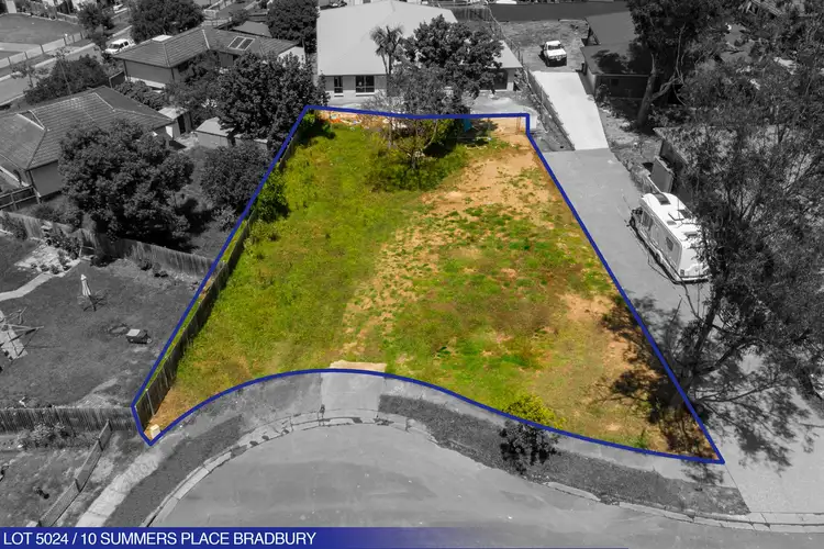 Second view of Homely land listing, 10 Summers Place, Bradbury NSW 2560