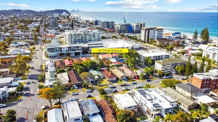 Second view of Homely semi-detached listing, 1/15 Third Avenue, Palm Beach QLD 4221