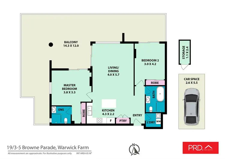 Second view of Homely apartment listing, 19/3-5 Browne Parade, Warwick Farm NSW 2170