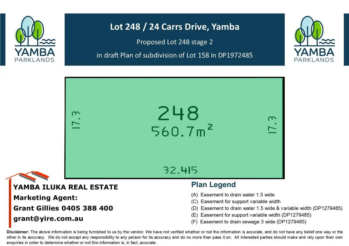 Main view of Homely land listing, 22 Carrs Drive, Yamba NSW 2464