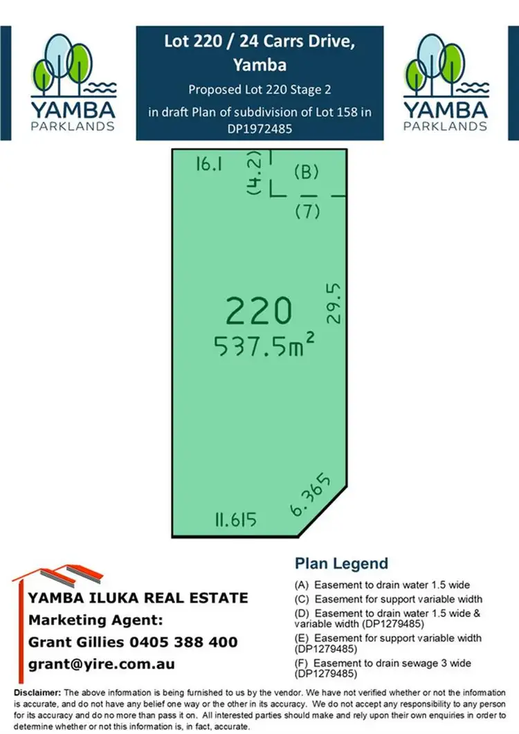Third view of Homely land listing, 22 Carrs Drive, Yamba NSW 2464